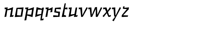 Occupant Gothic Italic Font LOWERCASE