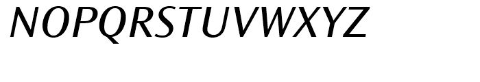 Ocean Sans Book Semi Extended Italic Font UPPERCASE