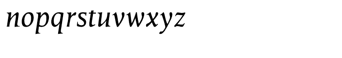 Octavian Italic Font LOWERCASE