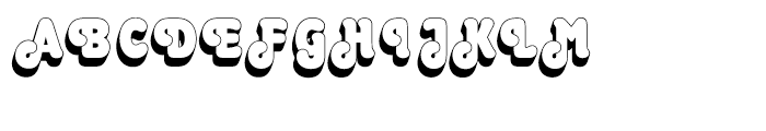 Octopuss Shaded Font UPPERCASE