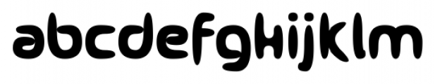 Ocelca Extra Bold Font LOWERCASE