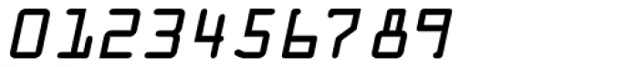 OCR A EF Original Bold Oblique Font OTHER CHARS
