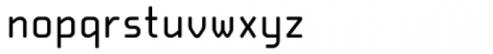 OCRX Compressed Font LOWERCASE