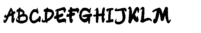 Ocean Brezze Font UPPERCASE