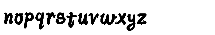 Ocean Brezze Font LOWERCASE