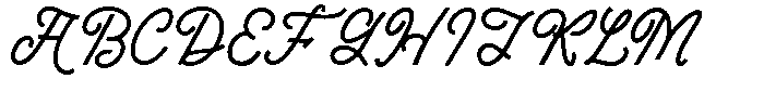 Ocean Charm Script Font UPPERCASE