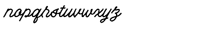 Ocean Charm Script Font LOWERCASE