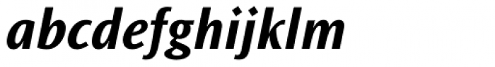 Ocean Sans MT Bold Italic Font LOWERCASE