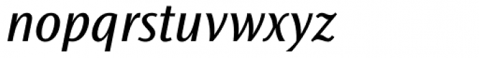 Ocean Sans MT Book Italic Font LOWERCASE