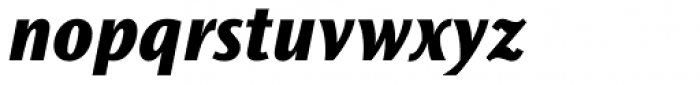 Ocean Sans MT ExtraBold Italic Font LOWERCASE