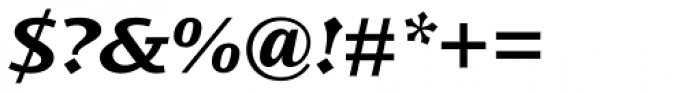 Ocean Sans Std Bold Extd Italic Font OTHER CHARS