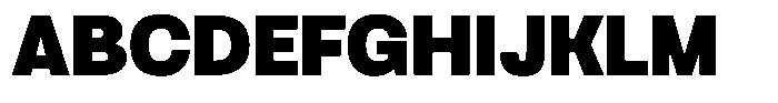 Oceanis Black Font UPPERCASE