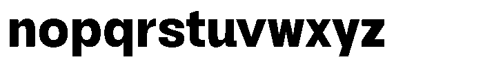 Oceanis Bold Font LOWERCASE