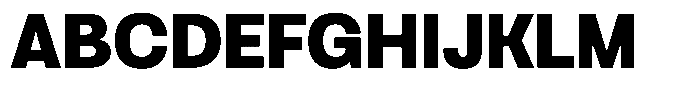 Oceanis Extra Bold Font UPPERCASE