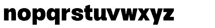 Oceanis Extra Bold Font LOWERCASE