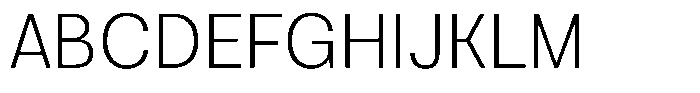 Oceanis Extra Light Font UPPERCASE