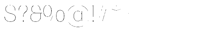 Oceanis Hairline Font OTHER CHARS