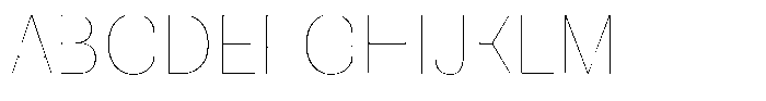 Oceanis Hairline Font UPPERCASE