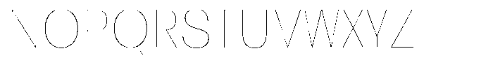 Oceanis Hairline Font UPPERCASE