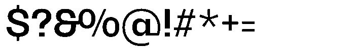 Oceanis Medium Font OTHER CHARS