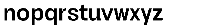 Oceanis Medium Font LOWERCASE