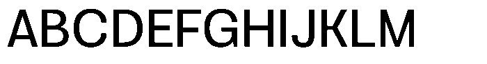 Oceanis Regular Font UPPERCASE