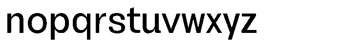 Oceanis Regular Font LOWERCASE