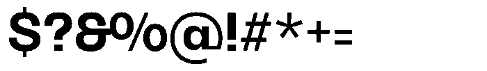 Oceanis Semi Bold Font OTHER CHARS