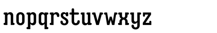 Ocho Regular Font LOWERCASE