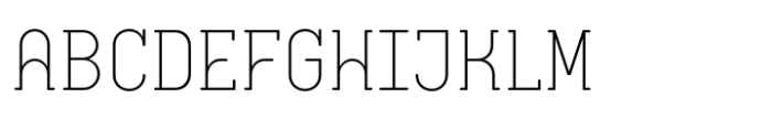 Ocho Thin Font UPPERCASE