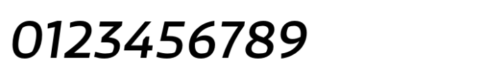 Ocre Sans Medium Italic Font OTHER CHARS