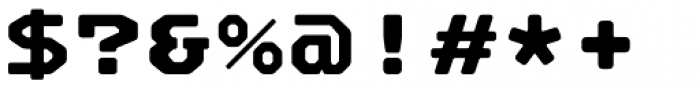 Octa Uni Mono Bold Font OTHER CHARS