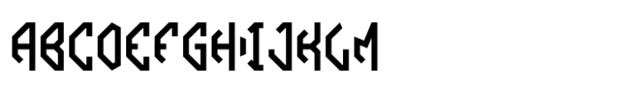 Octagone Monogram Solid Font UPPERCASE