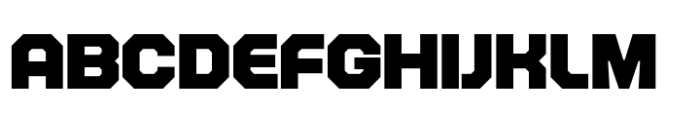 Octagonica Exp Black Font UPPERCASE