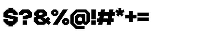 Octagonica Exp Extra Bold Font OTHER CHARS