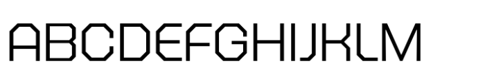 Octagonica Exp Light Font UPPERCASE