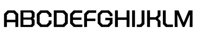 Octagonica Exp Medium Font UPPERCASE