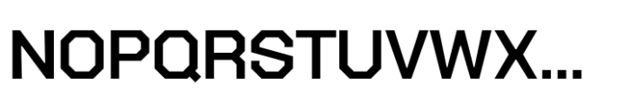 Octagonica Exp Medium Font UPPERCASE