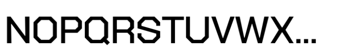 Octagonica Exp Regular Font UPPERCASE