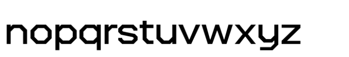 Octagonica Exp Regular Font LOWERCASE