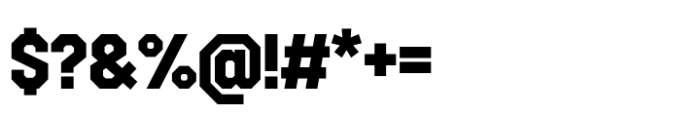 Octagonica Extra Bold Font OTHER CHARS