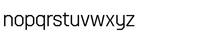 Octagonica Light Font LOWERCASE
