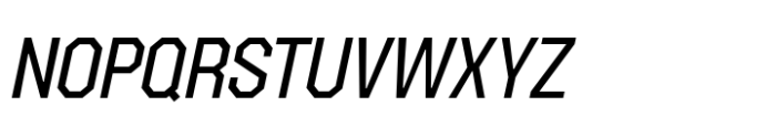 Octagonica Regular Italic Font UPPERCASE