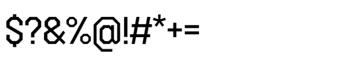 Octagonica Regular Font OTHER CHARS