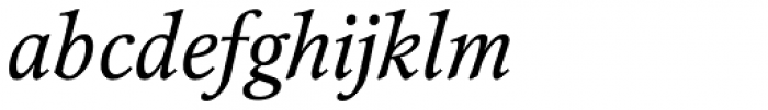 Octava Italic Font LOWERCASE