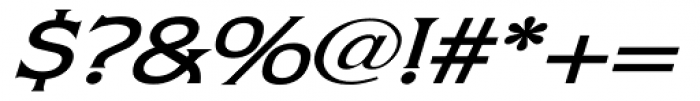 Octavian Italic Font OTHER CHARS