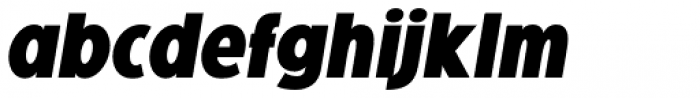 Oculi Magni Extra Bold Italic Font LOWERCASE