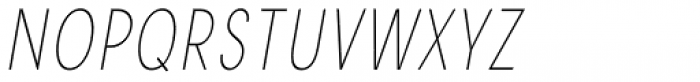 Oculi Magni Thin Italic Font UPPERCASE