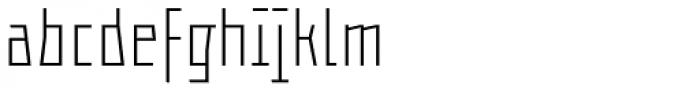 ocr-t 04 Silver Font LOWERCASE