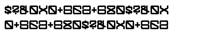 OC Gaia 89 Super Bold Rounded Font OTHER CHARS
